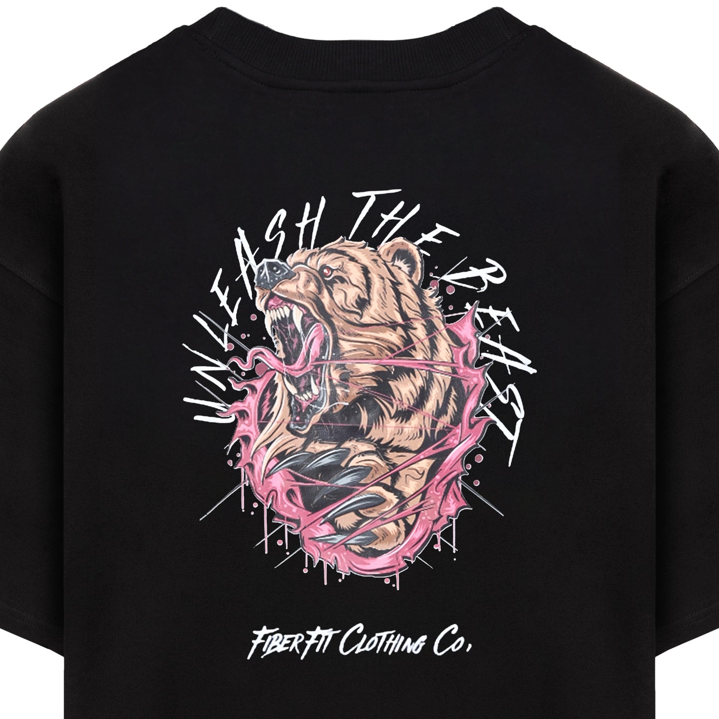 Unleash The Beast Oversized Graphic Tee