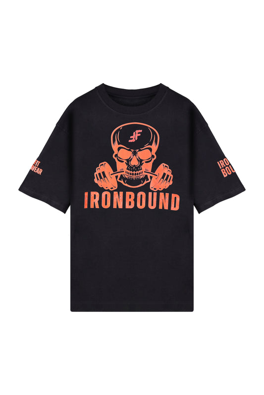 'IronBound' Oversized Black T-shirt