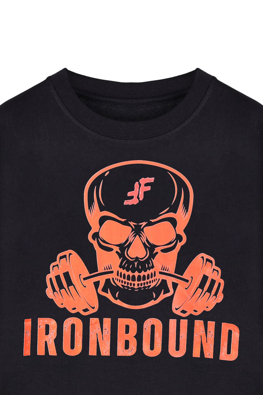 'IronBound' Oversized Black T-shirt