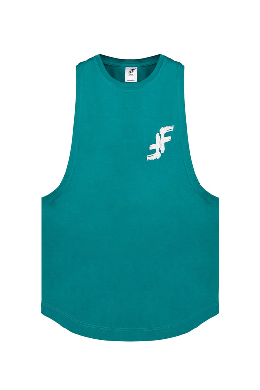 Ramar Green Drop Cut Tank
