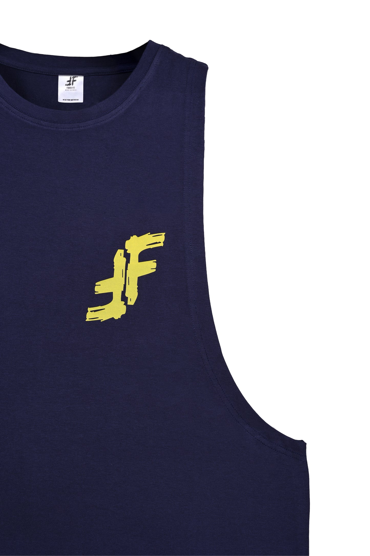 Navy Blue Drop Cut Tank