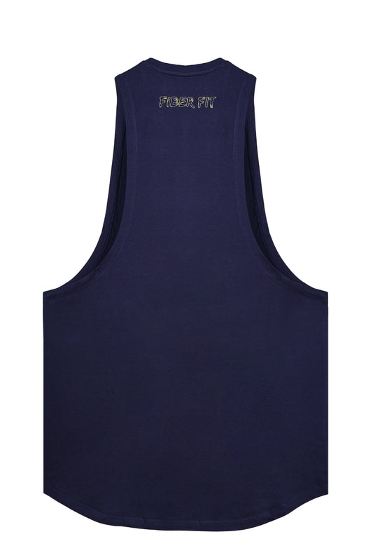 Navy Blue Drop Cut Tank