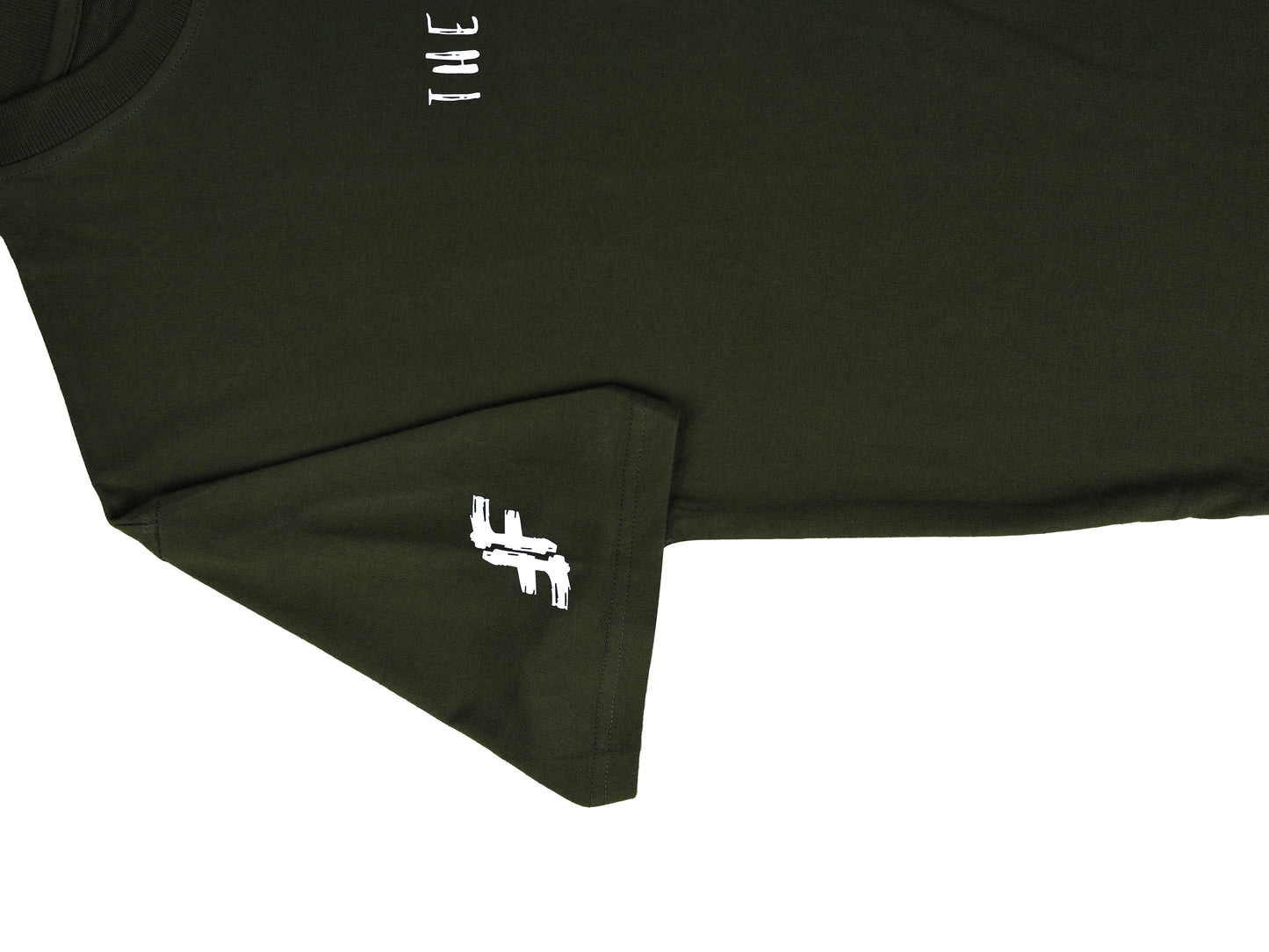 'Therapy' Oversized Forest Green T-shirt