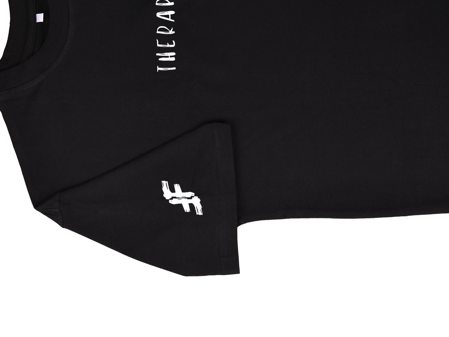 'Therapy' Oversized Black T-shirt
