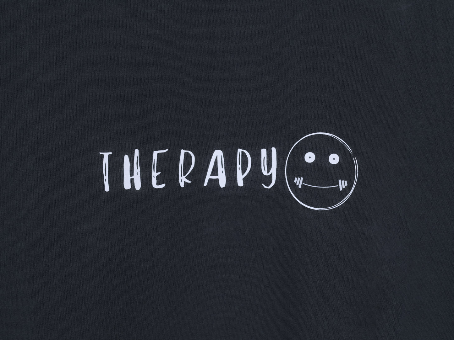 'Therapy' Oversized Slate Grey T-shirt