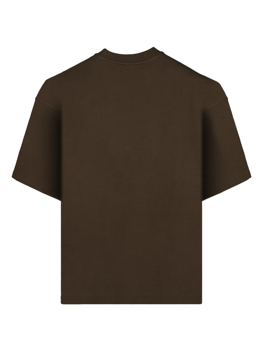 Chocolate Brown Oversized Essential Tee