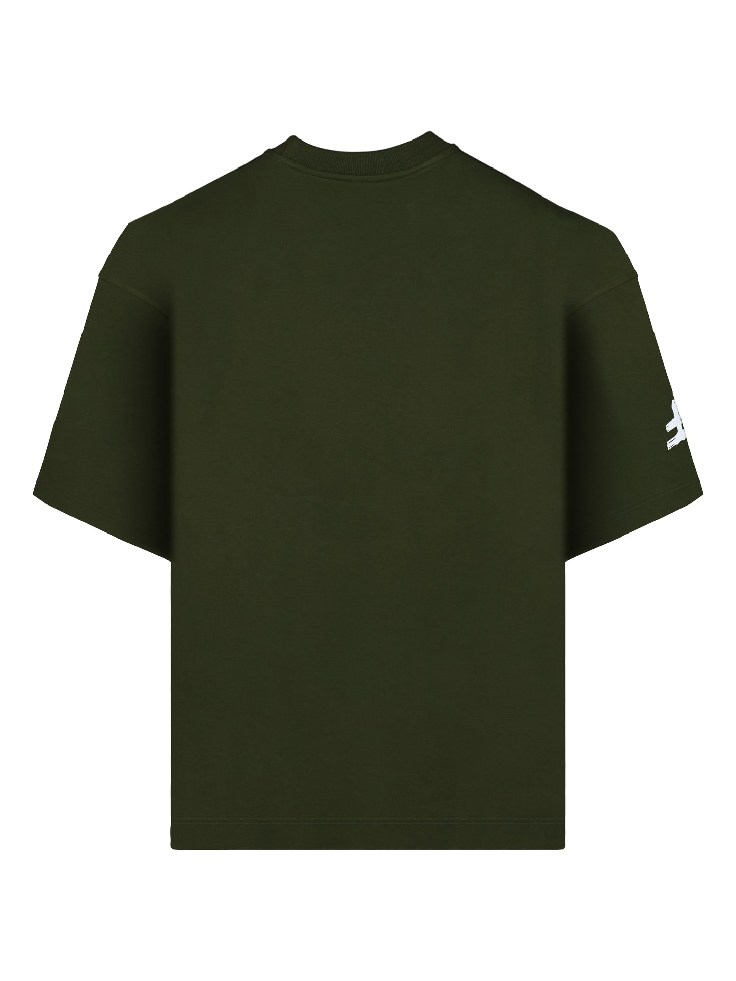 'Therapy' Oversized Forest Green T-shirt