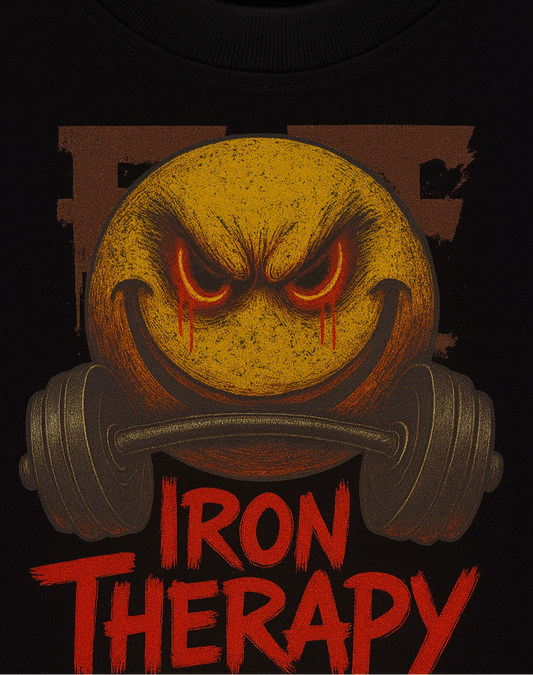 Iron Therapy – French Terry Oversized Sleeveless Tee