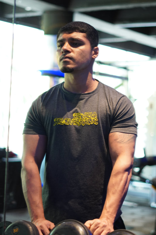 Never Surrender Workout Tee