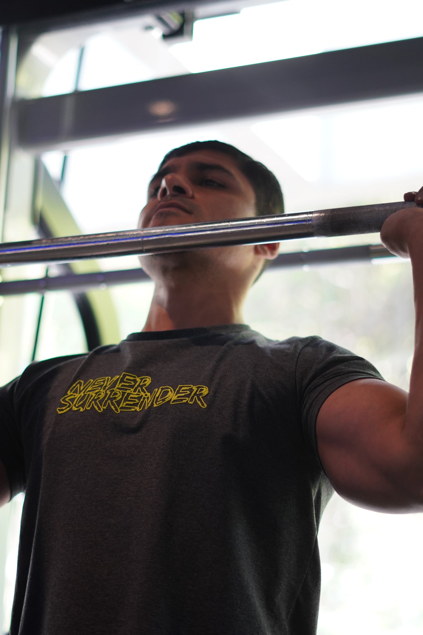 Never Surrender Workout Tee