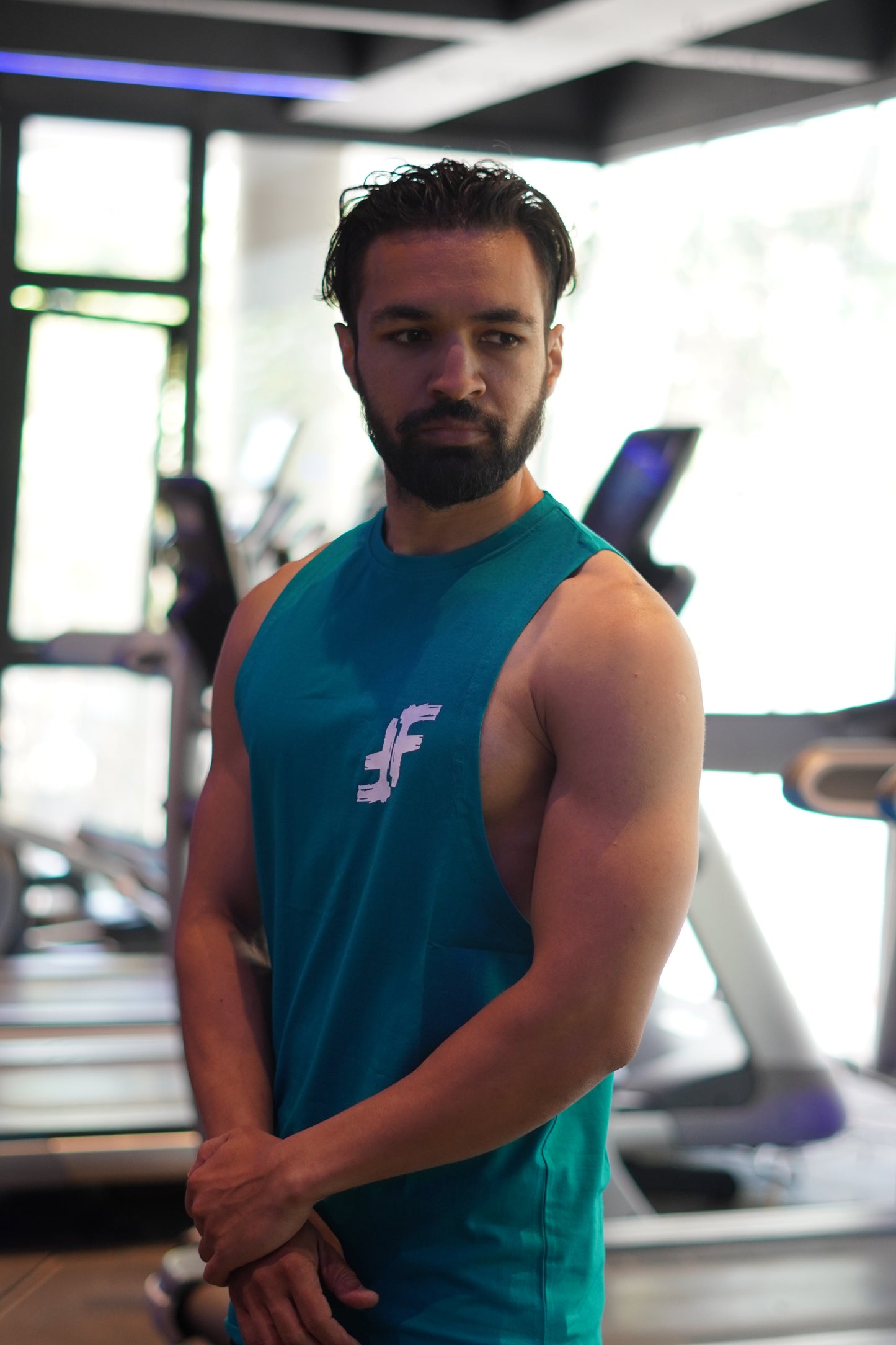 Ramar Green Drop Cut Tank