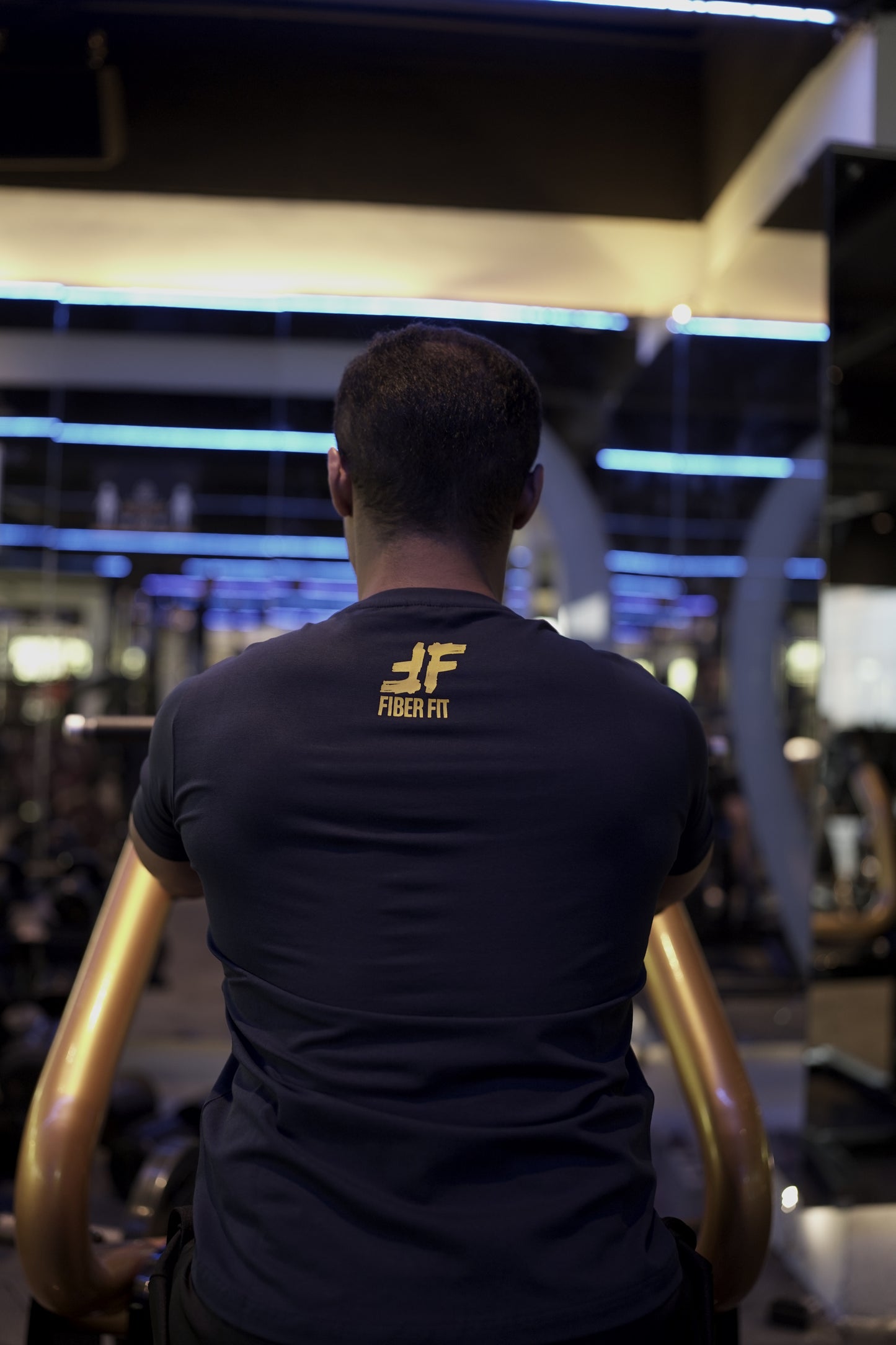 Challenge Accepted Navy Blue Workout Tee