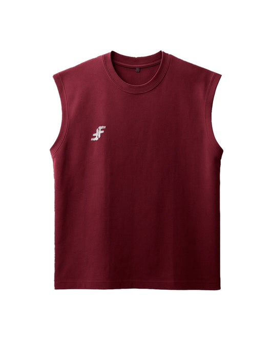TerryFlex Essentails Sleeveless Tee Deep Red