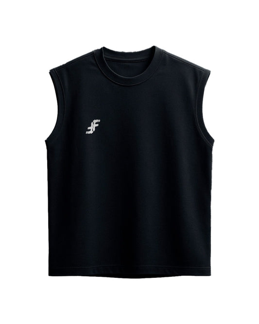 TerryFlex Essentails Sleeveless Tee Black