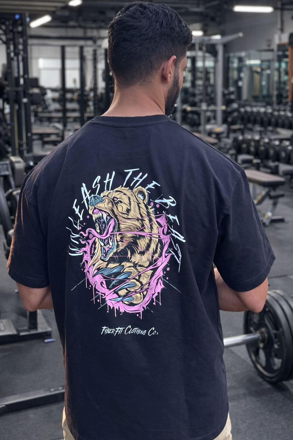 Unleash The Beast Oversized Graphic Tee