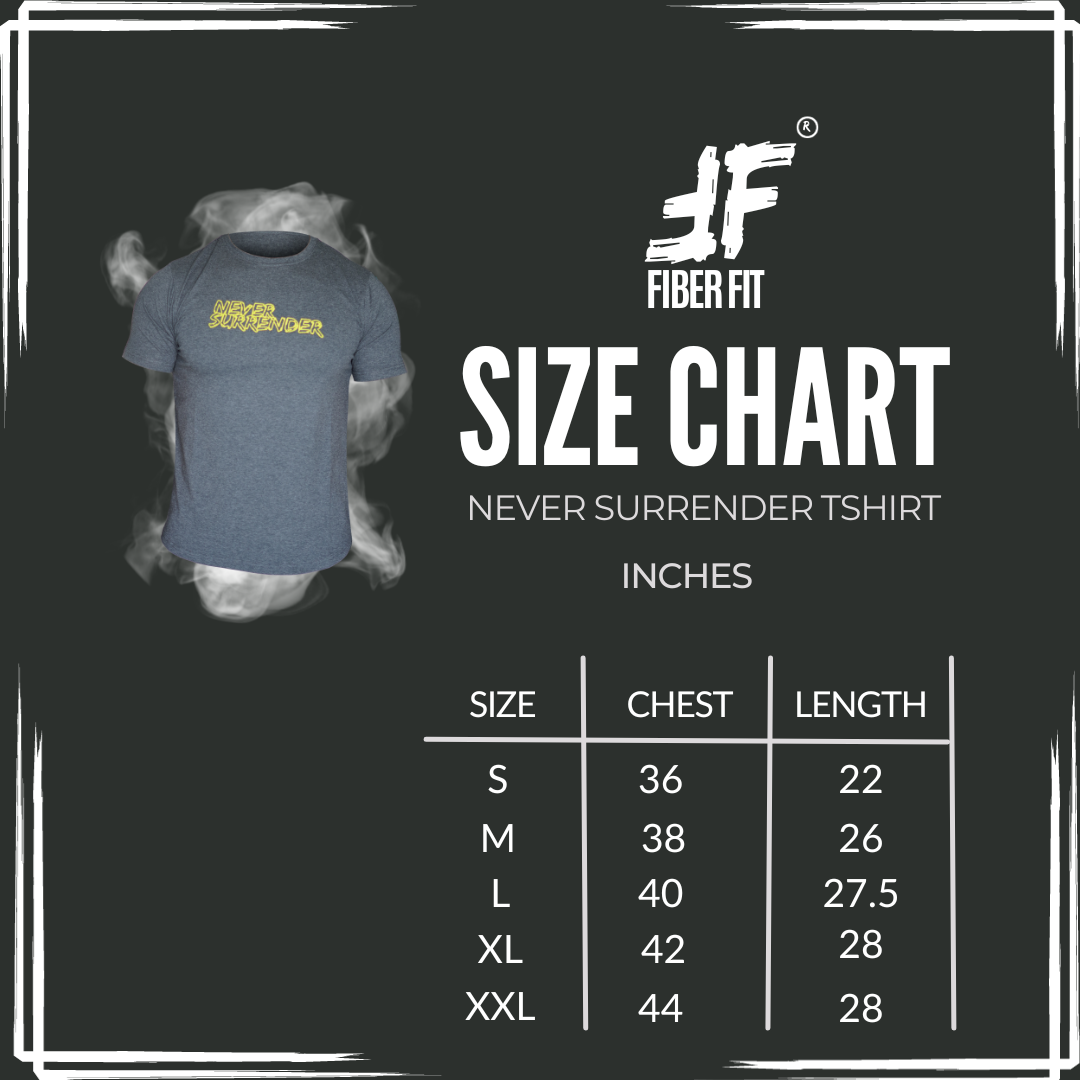 Never Surrender Workout Tee