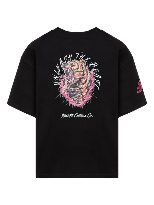 Unleash The Beast Oversized Graphic Tee
