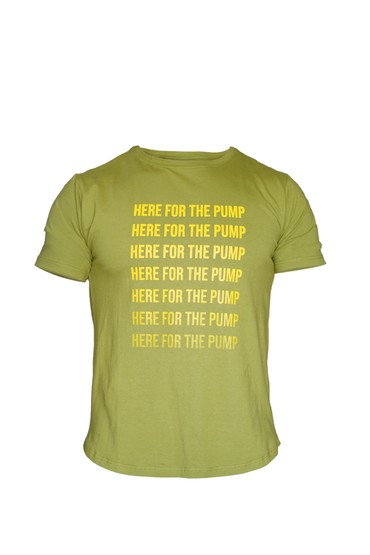 Here For The Pump Workout Tee