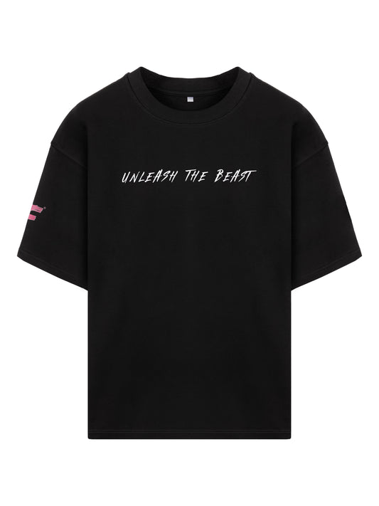 Unleash The Beast Oversized Graphic Tee