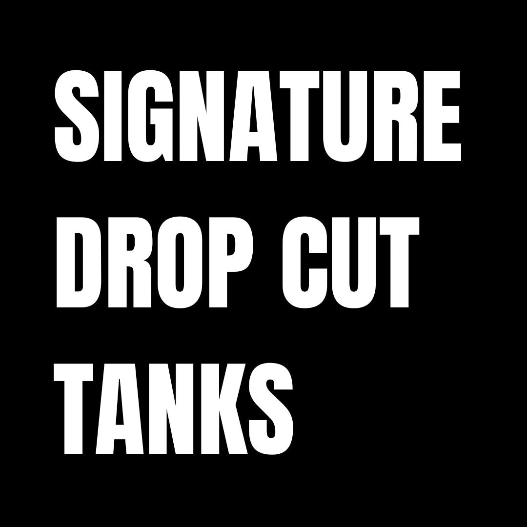 Signature Men's Drop Cut Tanks