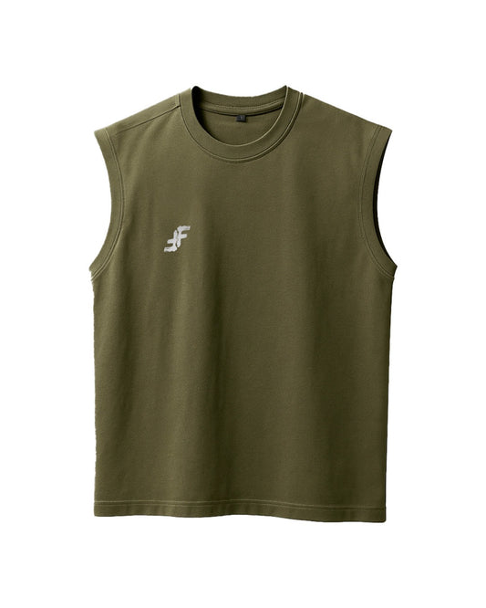 TerryFlex Essentails Sleeveless Tee Swamp Green