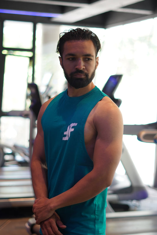 Ramar Green Drop Cut Tank