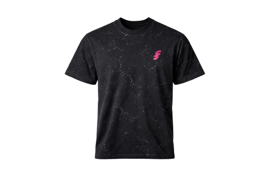 French Terry Acid Wash Oversized T-Shirt