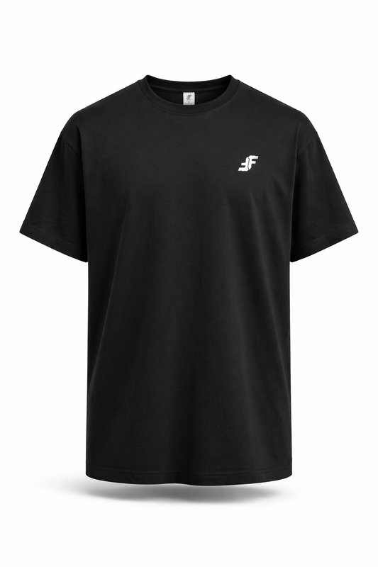 Classic Black Oversized Tshirt Light