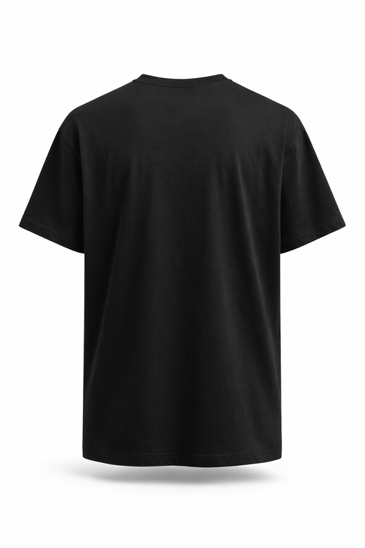 Classic Black Oversized Tshirt Light