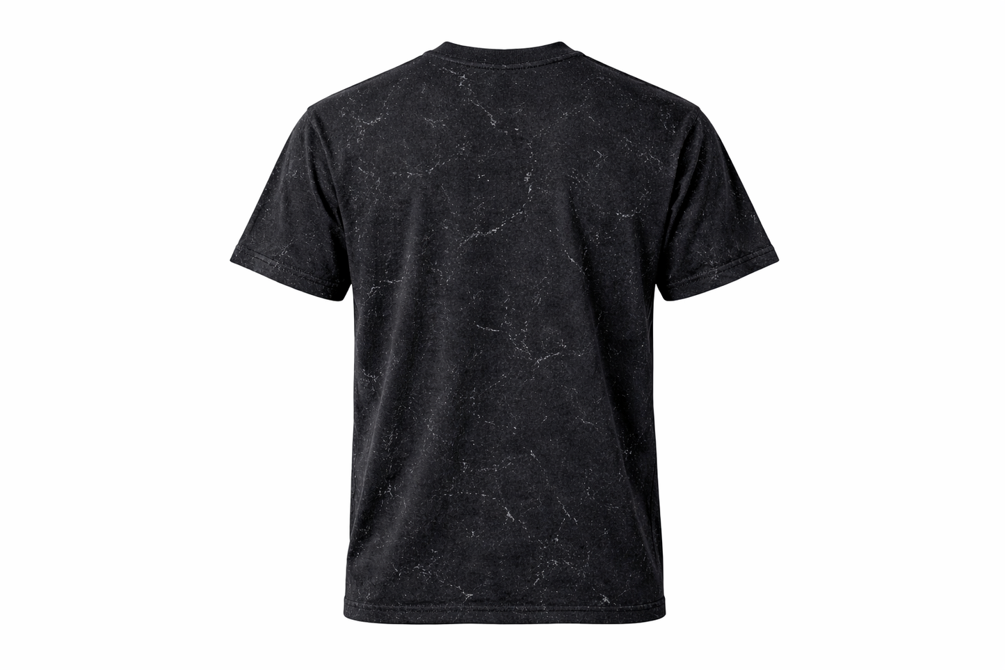French Terry Acid Wash Oversized T-Shirt