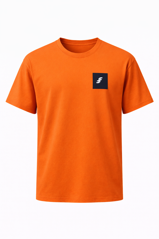 Solar Orange Light Regular Fit Tshirt