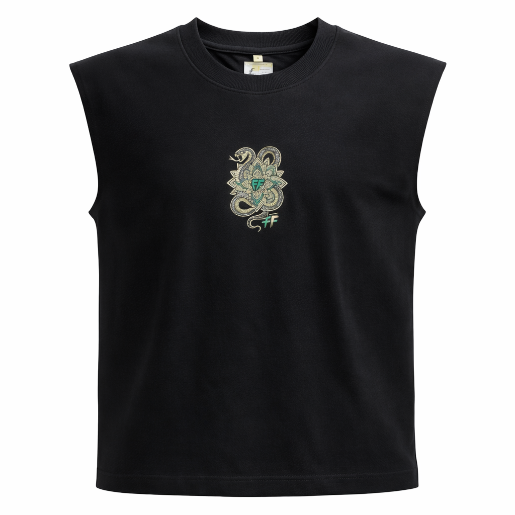 Venom – French Terry Oversized Sleeveless Tee